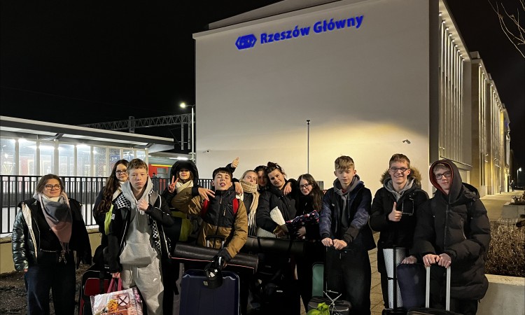 Nasz młodzież na Sylwestrze Pijarskim w Rzeszowie 